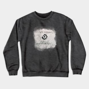 Interstellar docking scene. Crewneck Sweatshirt